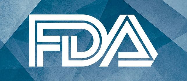 FDA logo against a blue background